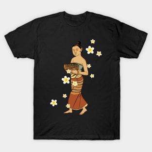 Woman and Flower T-Shirt